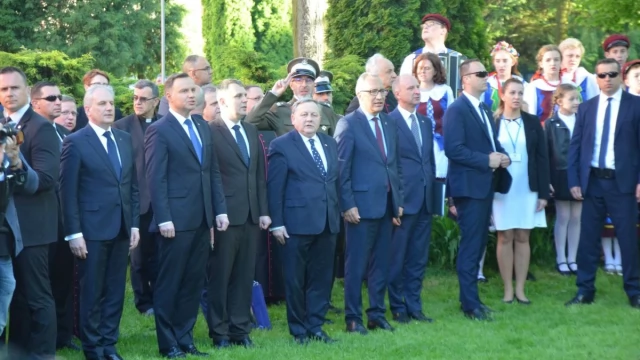 Tczew - Prezydent Andrzej Duda w Pelplinie