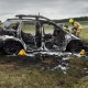 Tczew - Pożar na autostradzie A1