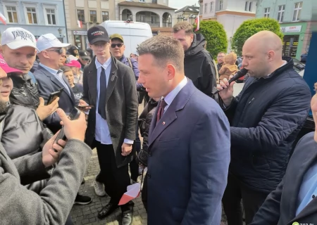Tczew - Sławomir Mentzen w Tczewie "Klasa polityczna nam nie wyszła"