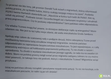 Tczew - Temat imigracji żyje również w Tczewie
