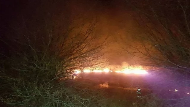 Tczew - Płonął użytek ekologiczny! Najprawdopodobniej podpalenie 