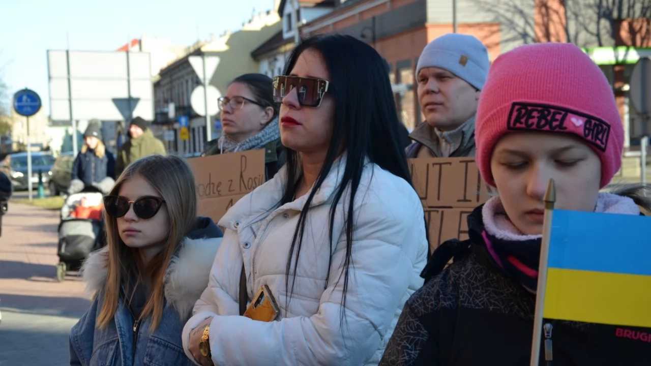 Tczew - Polacy i Ukraińcy ramię w ramię przeciw rosyjskiej agresji