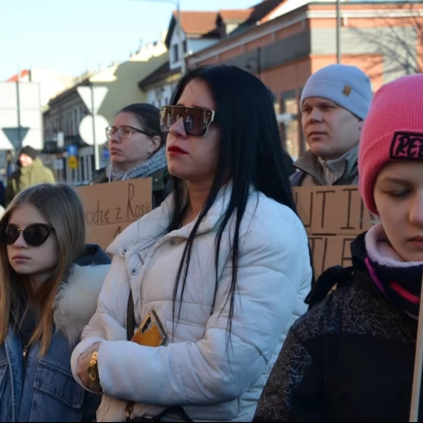 Tczew - Polacy i Ukraińcy ramię w ramię przeciw rosyjskiej agresji