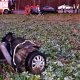 Tczew - Wypadek w Rudnie. Jedno z auto zjechało na przeciwny pas ruchu