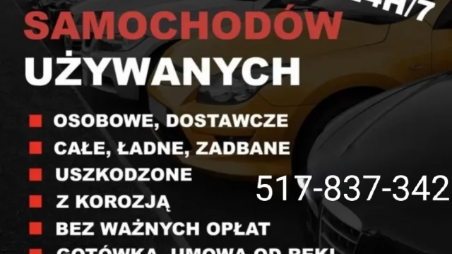 Tczew - Skup Aut Całe Pomorskie Najlepsze ceny