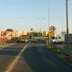 Tczew - Znak zakazu skrętu w lewo koło "Dziczka"