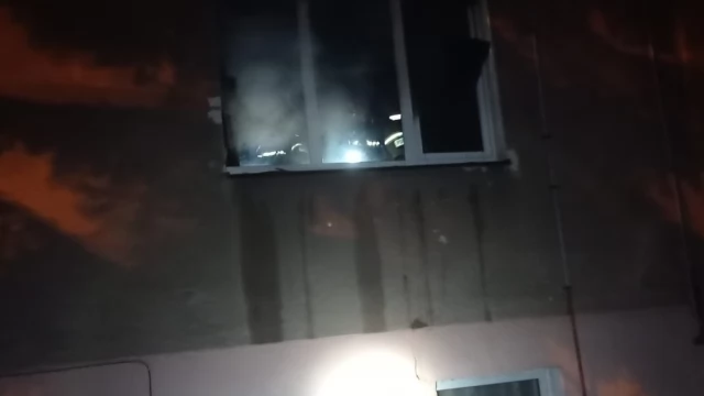 Tczew - Pożar na Wąskiej w Tczewie