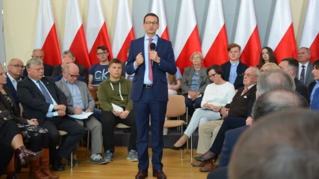 Tczew - Mateusz Morawiecki w Pelplinie. Zapytaliśmy o Most Tczewski
