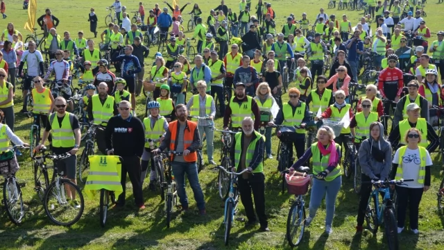 Tczew - Piknik Mobilności Aktywnej. Tczewianie przesiedli się na rowery
