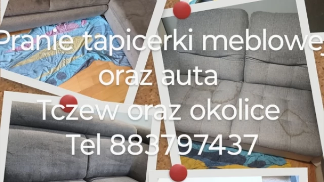 Tczew - Pranie tapicerki meblowej oraz auta