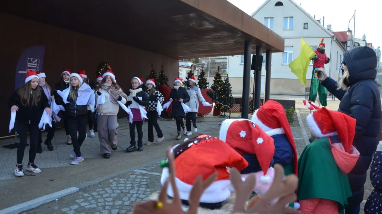 Tczew - Święty Mikołaj w zielonej strefie