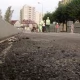 Tczew - Remont Jedności Narodu - wylewają masy bitumiczne