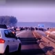 Tczew - Kibole chcieli bić się na A1. Udało im się zablokować ruch, ale na miejscu była policja