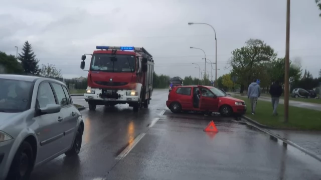 Tczew - Wypadek na Rokickiej - jedna osoba poszkodowana