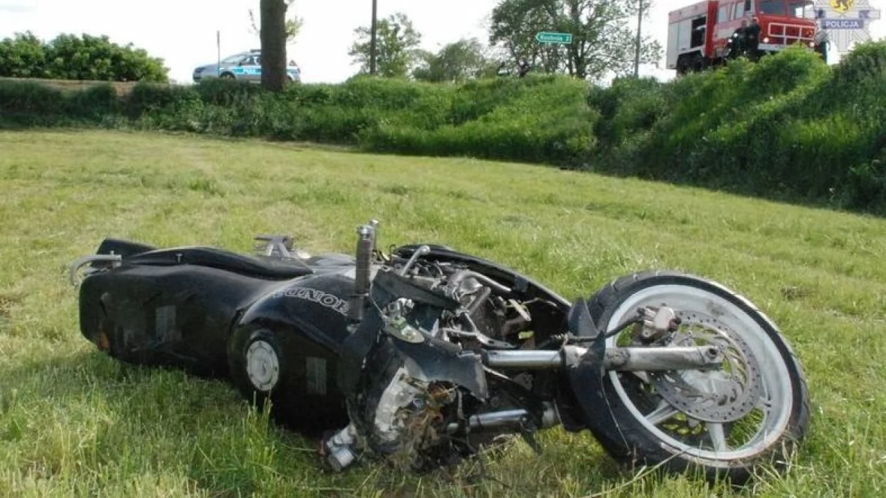 Wymusiła pierwszeństwo - ucierpiał motocyklista. Jechał bez kasku i był nietrzeźwy