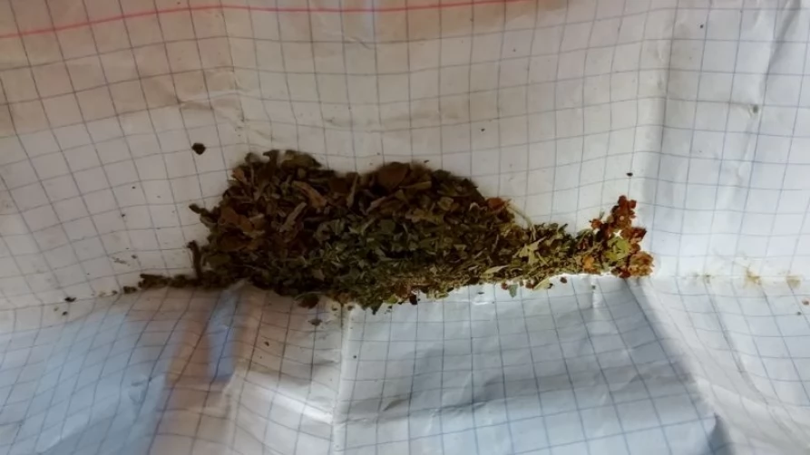 Mężczyzna z narkotykami (zdjęcie poglądowe)
