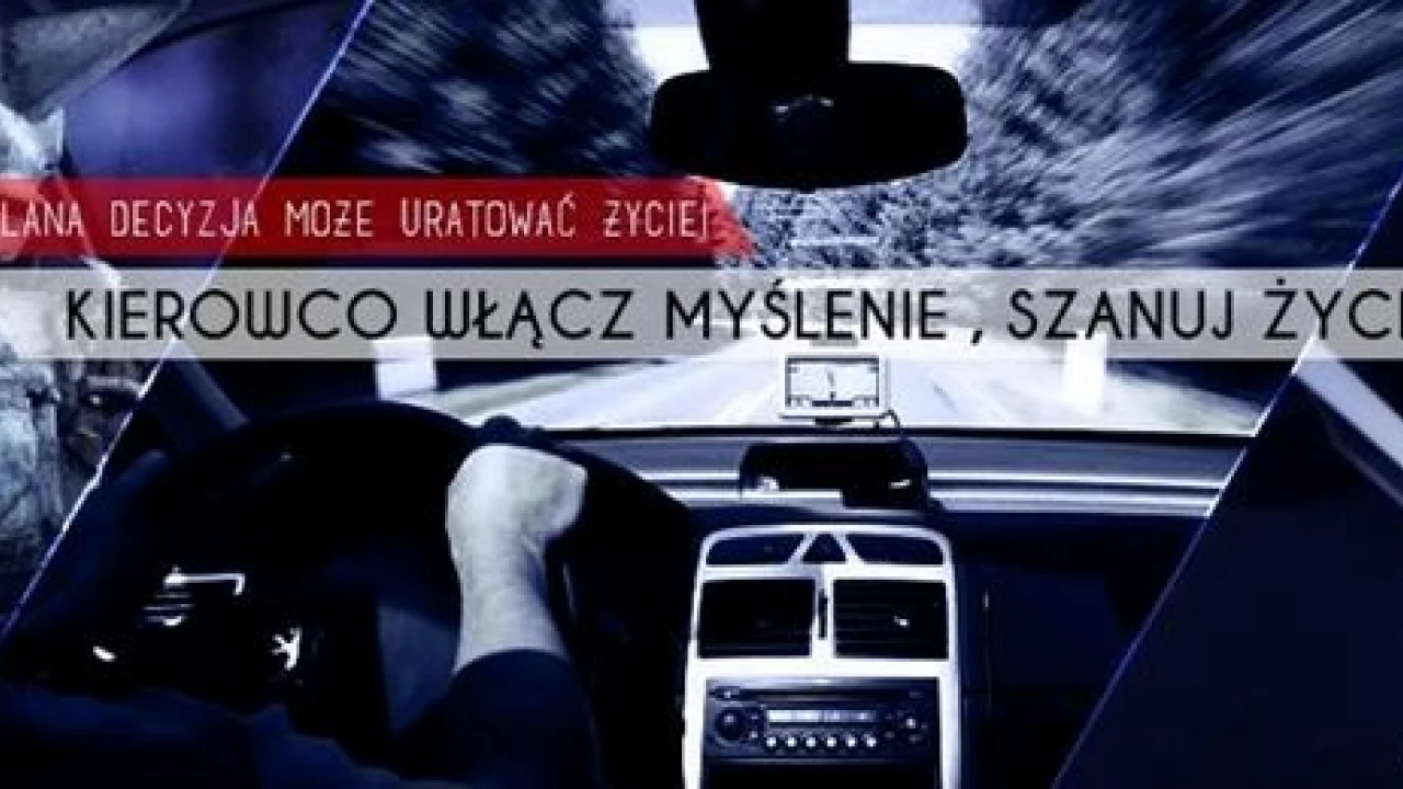 "Kierowco włącz myślenie, szanuj życie". Do wygrania kurs na prawo jazdy