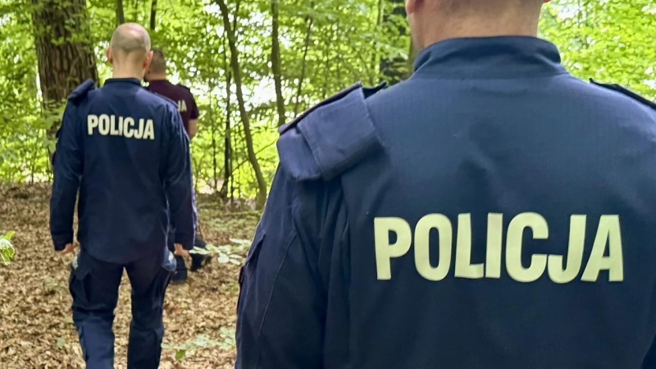 Wichura, zaginiony i wielkie poszukiwania w lesie. Na szczęście to ćwiczenia [WIDEO]