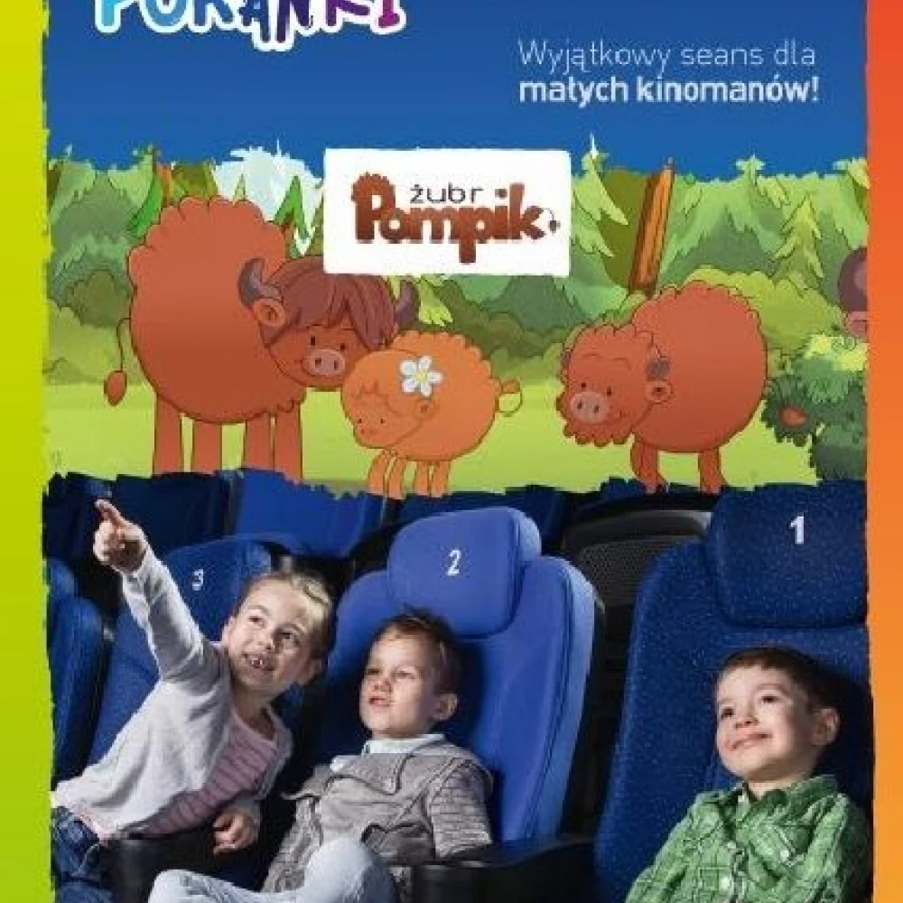 Żubr Pompik - Pierwszy raz w Kinie