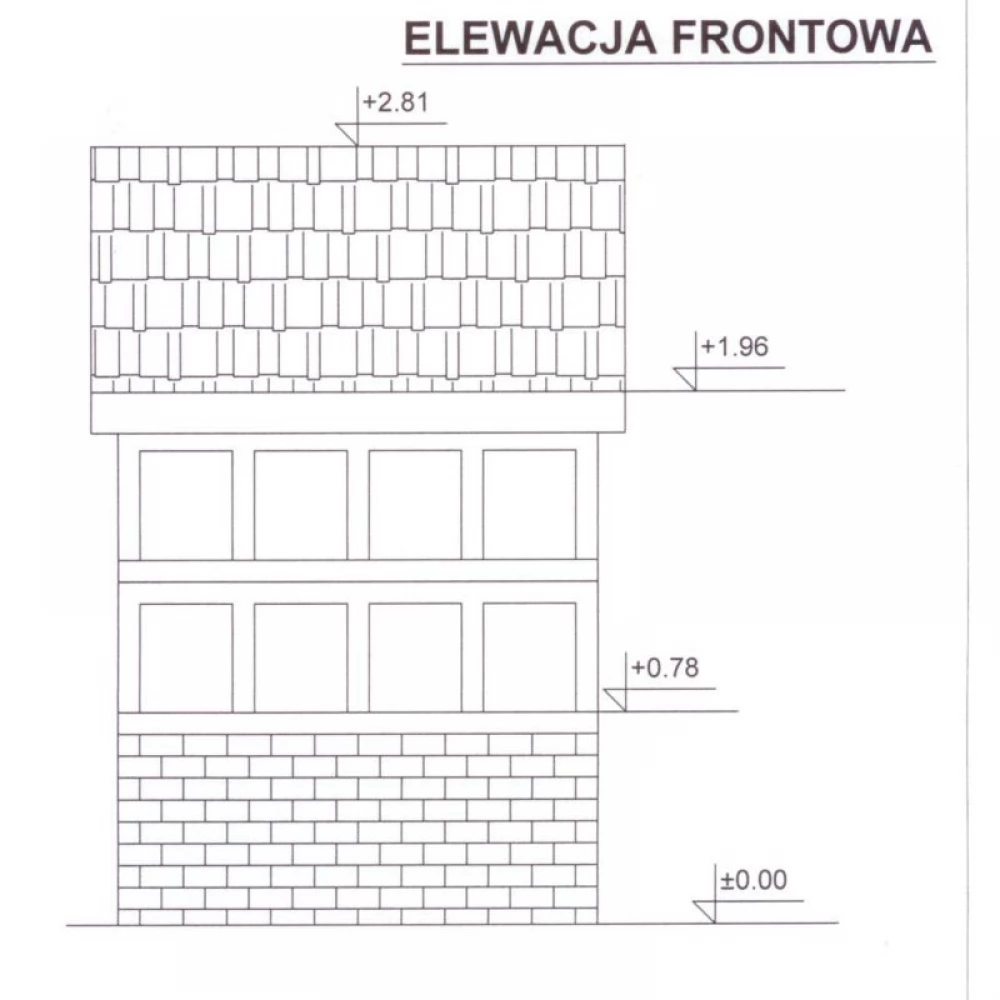 Kolumbarium na wiosnę. Stanie w sąsiedztwie kaplicy