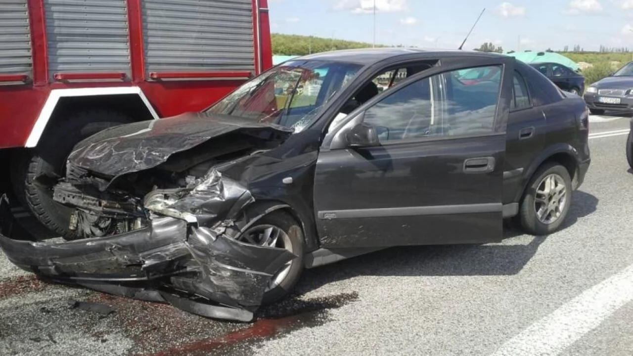Wypadek na "berlince". Jedna osoba poszkodowana