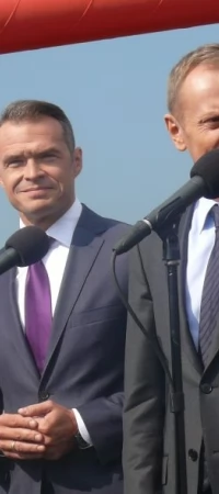 Sławomir Nowak (z lewej) zadeklarował, że będą pieniądze na most w Tczewie