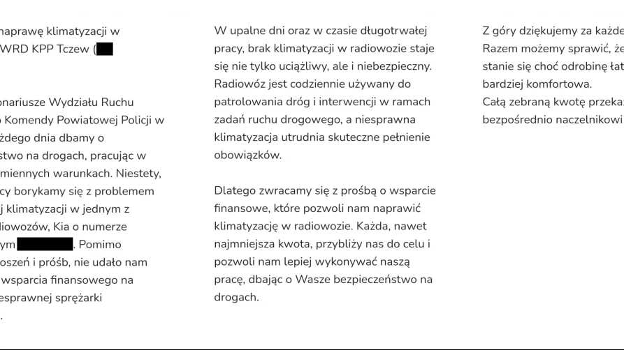 Opis zbiórki