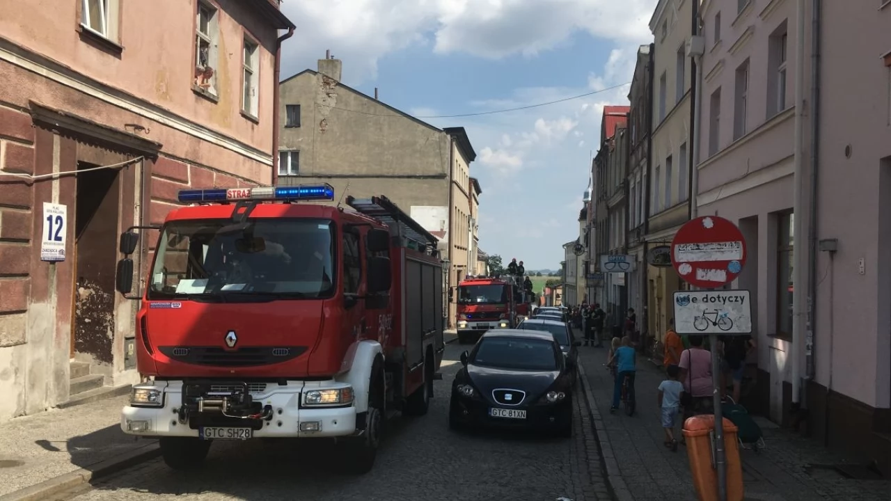 Zadymienie w jednej z kamienic na Podgórnej
