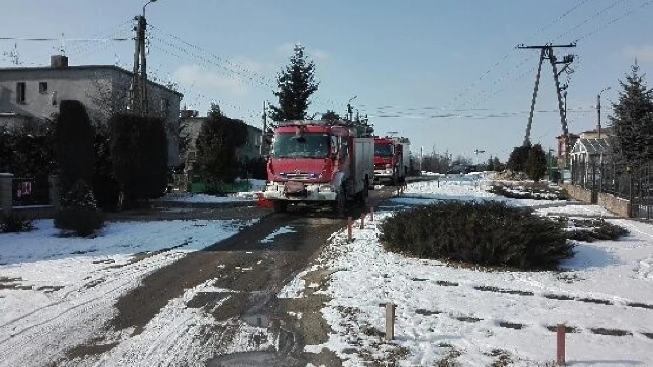Pożar na Piastowskiej w Tczewie. Płonął garaż