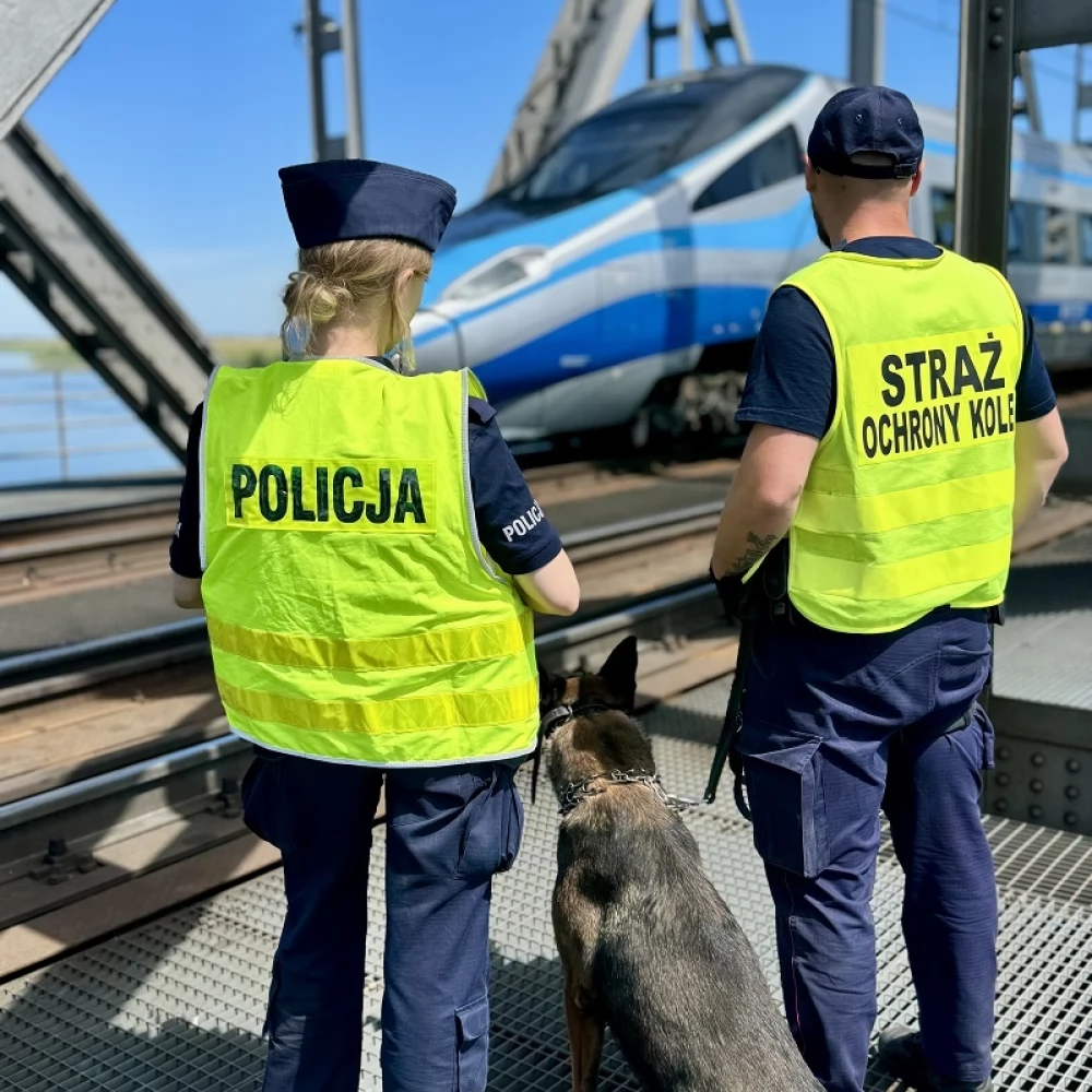 Wspólne działania policjantów i funkcjonariuszy SOK na terenie powiatu tczewskiego