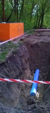 Budowa wodociągu w Gniewie