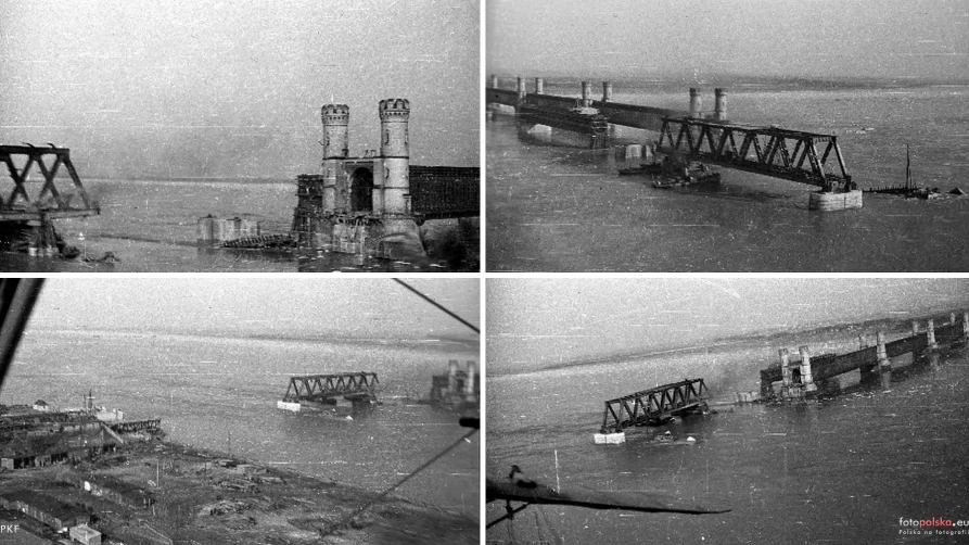 W 1947 roku odbudowany most runął do Wisły