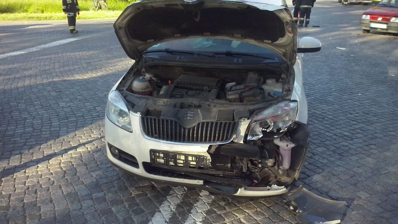 Wypadek na "berlince". Jedna osoba ranna