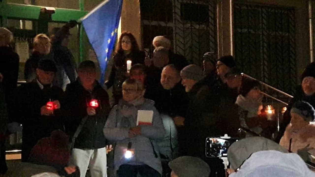 "Dziś sędziowie - jutro Ty". Protest przed Sądem Rejonowym w Tczewie