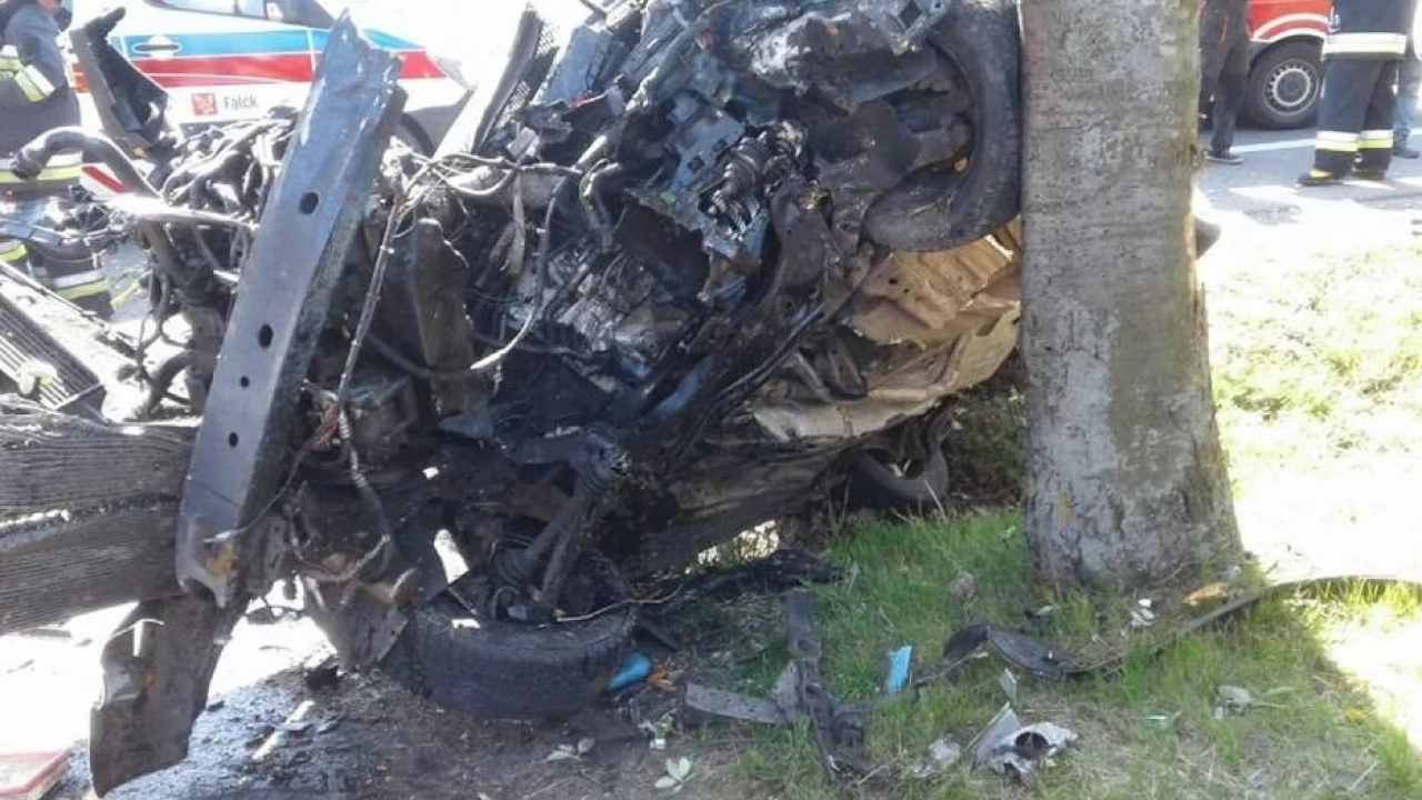 Wypadek na DK 91 w Miłobądzu. Jedna osoba ranna