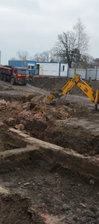 Na działce trzeba było przeprowadzić badania archeologiczne