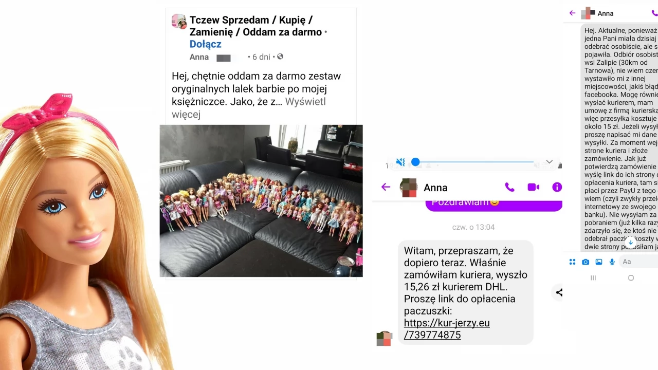 Uwaga! Oszustwo na lalkę Barbie - możesz stracić oszczędności