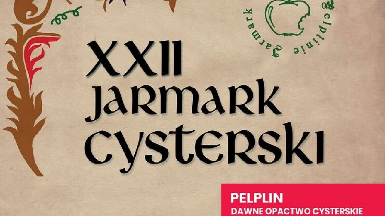 Już w najbliższy weekend XXII Jarmark Cysterski w Pelplinie.