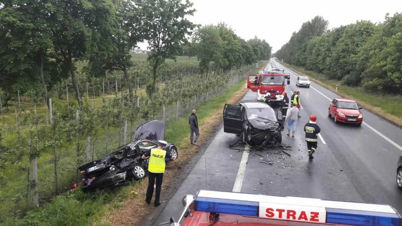 Miłobądz - wypadek na DK 91. Są ranni