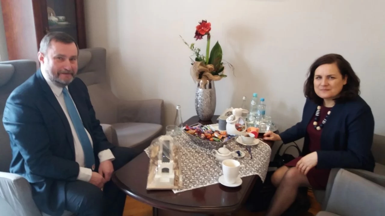 Ewa Lider spotkała się z Mirosławem Pobłockim