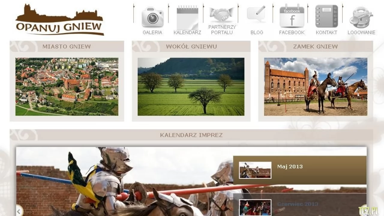 Gniew otwarty na turystów - ruszyła specjalna strona