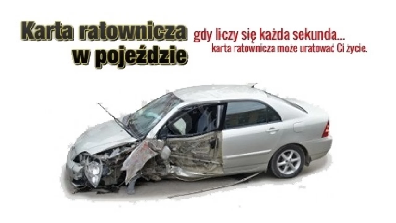 Akcja "Karta ratownicza" - ten skrawek papieru może uratować życie