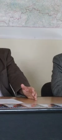 Od lewej - Adam Kucharek i Jan Kulas