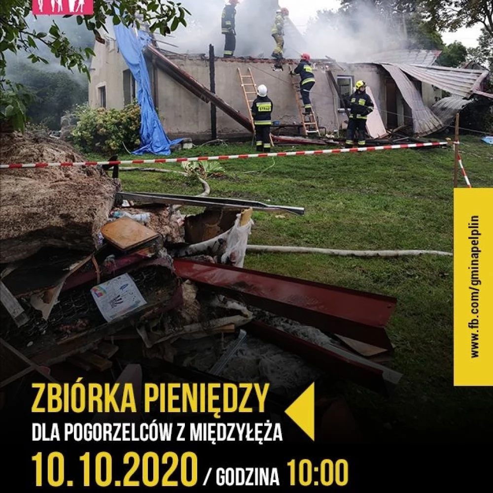 Zbiórka dla pogorzelców z Międzyłęża w najbliższą sobotę