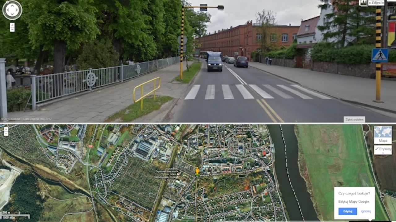 Tczew w Google Street View już jest