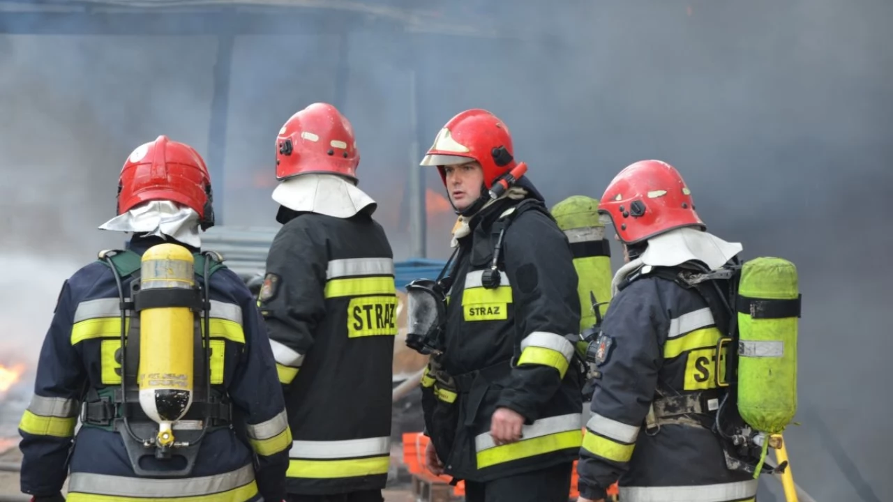 Kończy się dogaszanie pożaru w Zajączkowie