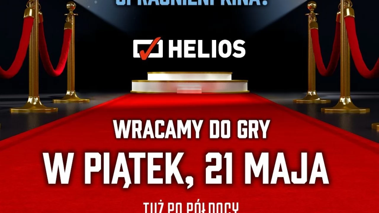 Helios otwiera podwoje! W piątek po północy pierwsze seanse w tczewskim kinie