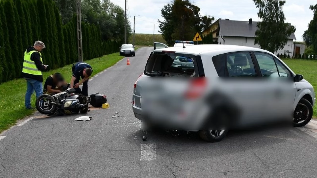 Wypadek w Polskim Gronowie i kolizja w Subkowach