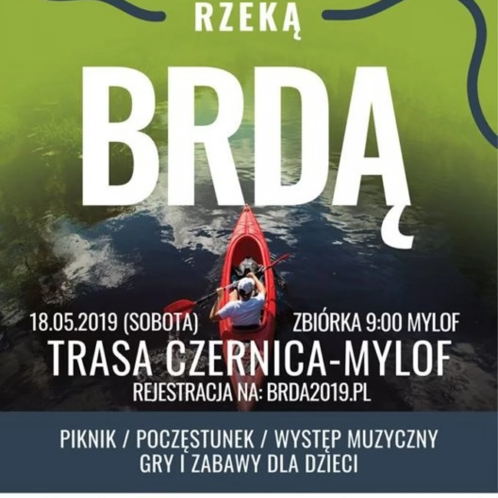 Spływ przez tereny zniszczone przez nawałnicę