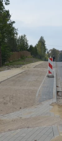Fragment ścieżki jest już częściowo gotowy